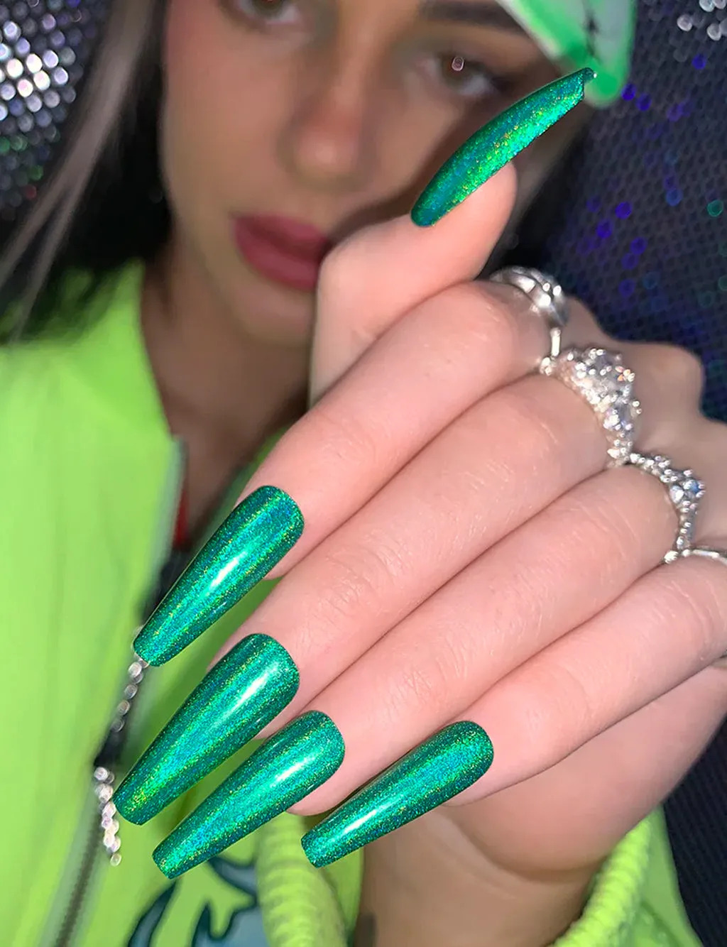 THE GREEN LIFE HOLO NAIL POLISH