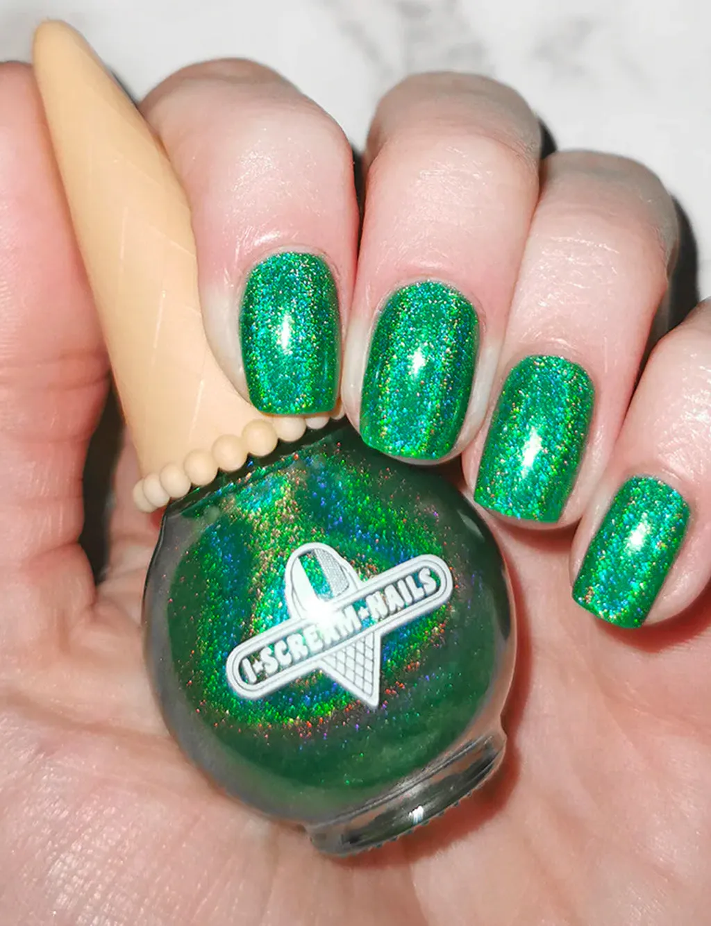 THE GREEN LIFE HOLO NAIL POLISH