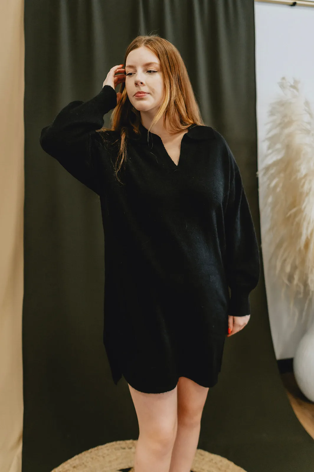 The Wella Tunic Sweater Dress - PLUS