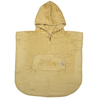 Timboo Poncho with V-neck Bamboo 4-6Y | Honey Yellow