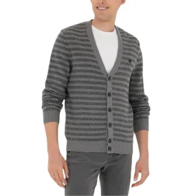 U.S. POLO ASSN. V Neck Melange Knitwear Cardigan Sweater Men 50277109-VR086