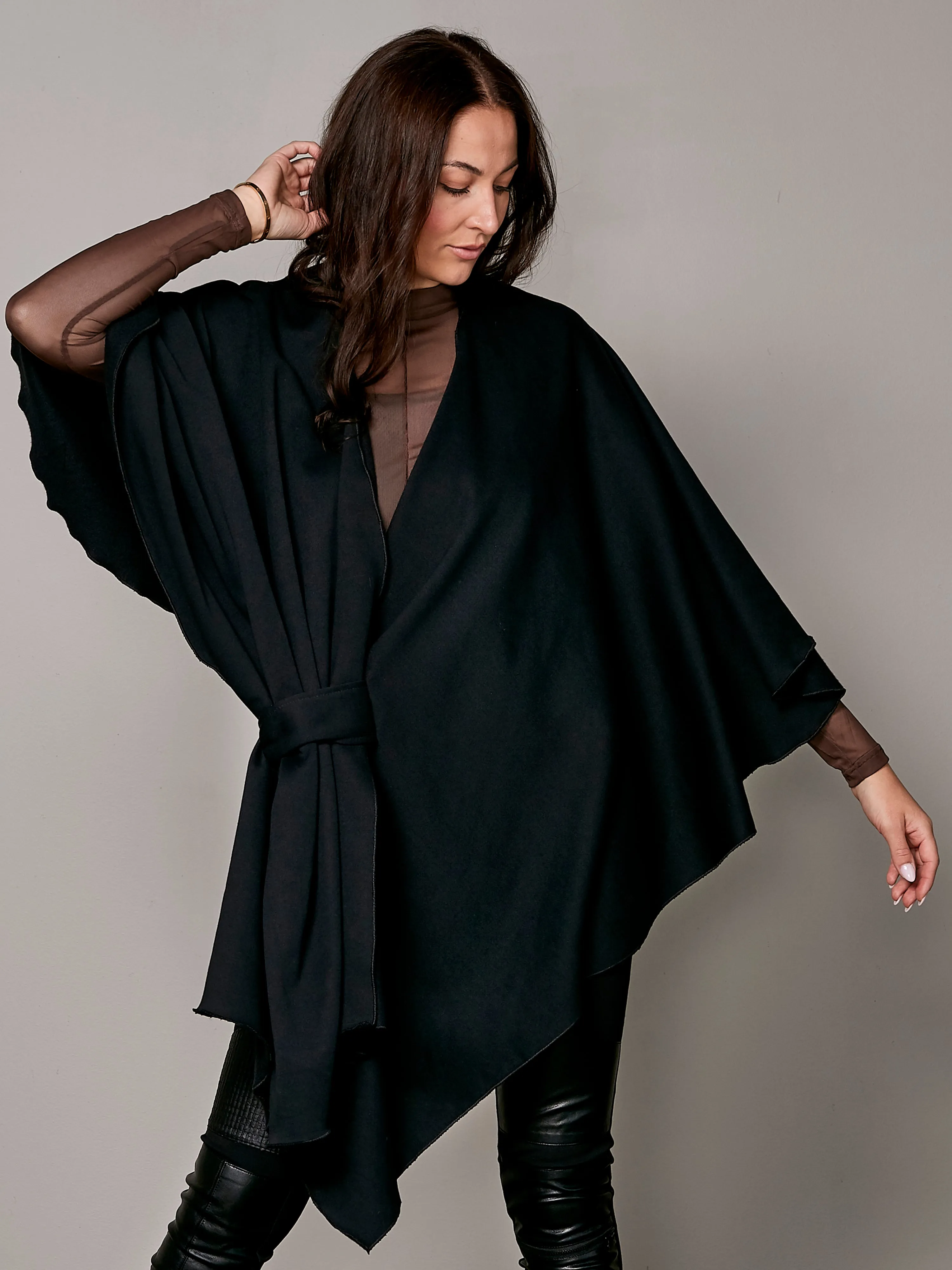 Via Poncho - Black