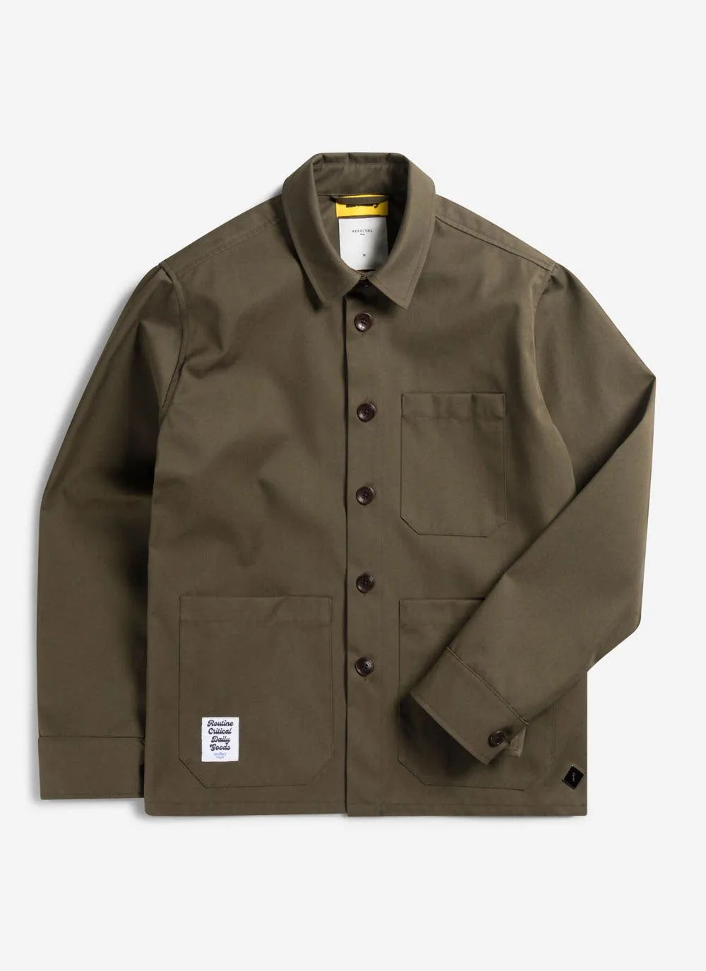 Waterproof Auxiliary Overshirt | Forest with Cinnamon