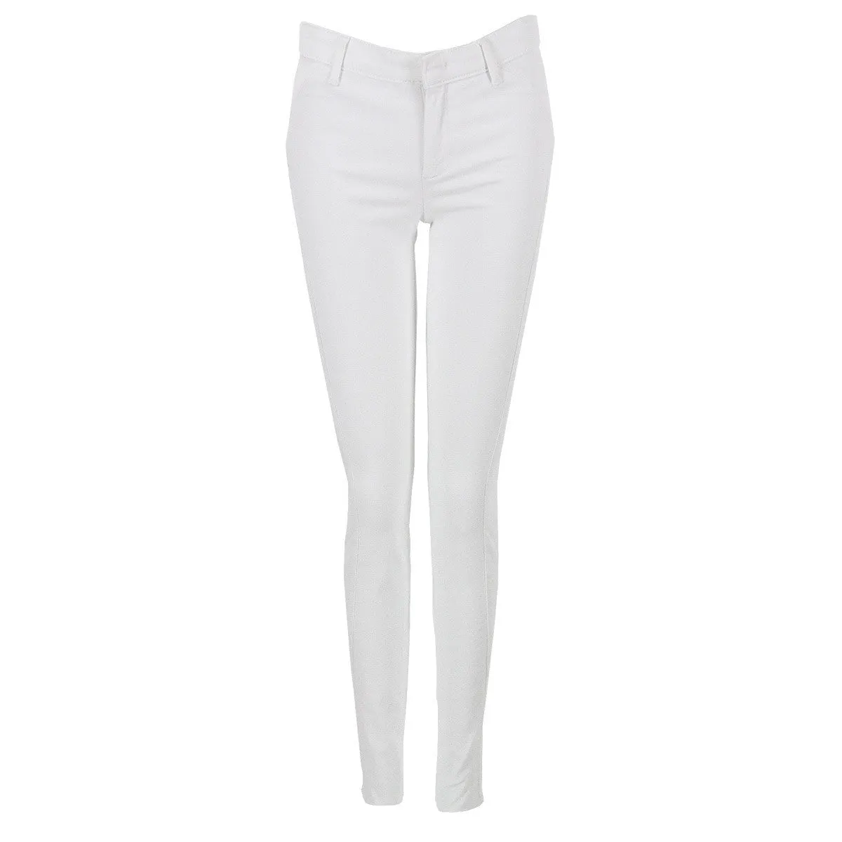 Wax Coated Skinny Jean - White