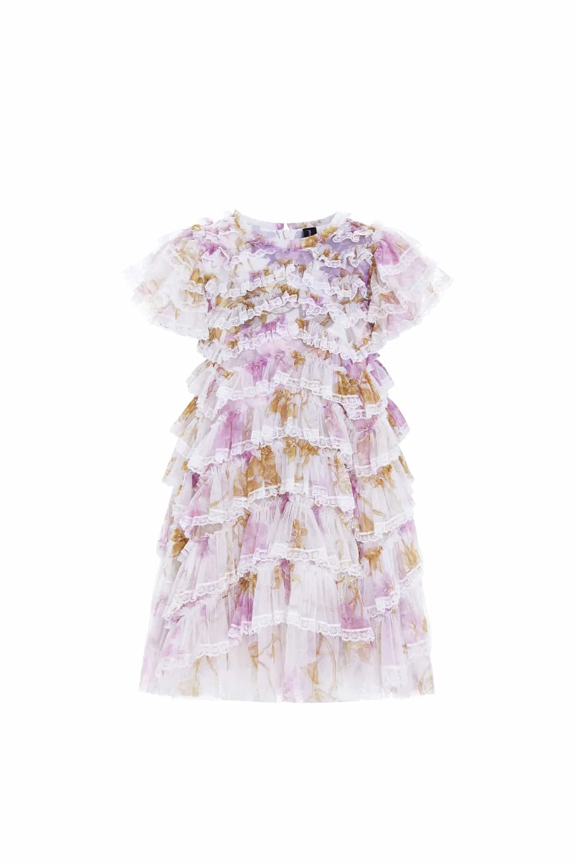 Wisteria Ruffle Lace Kids Dress