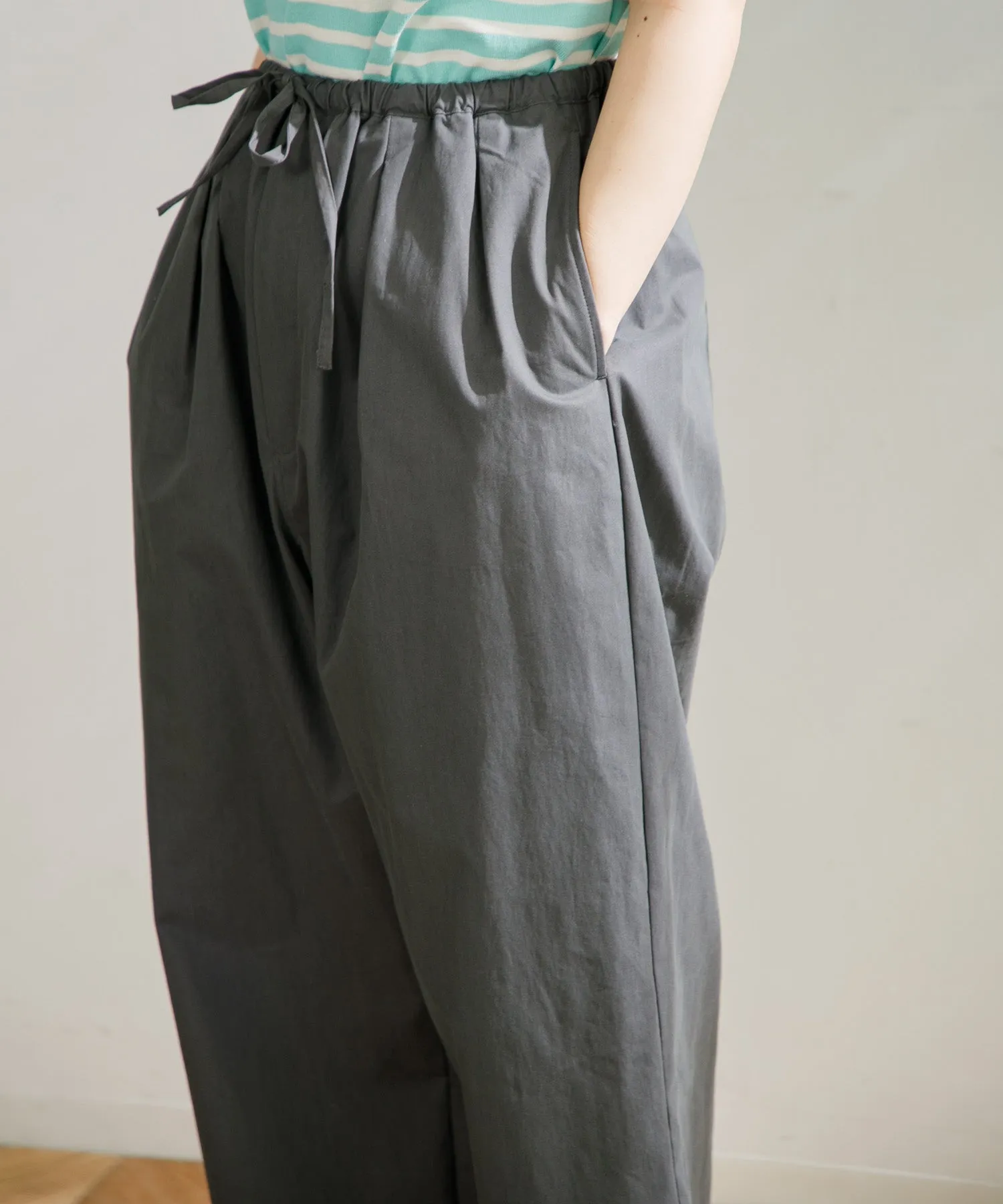 【WOMEN】ORCIVAL WIDE EASY PANTS