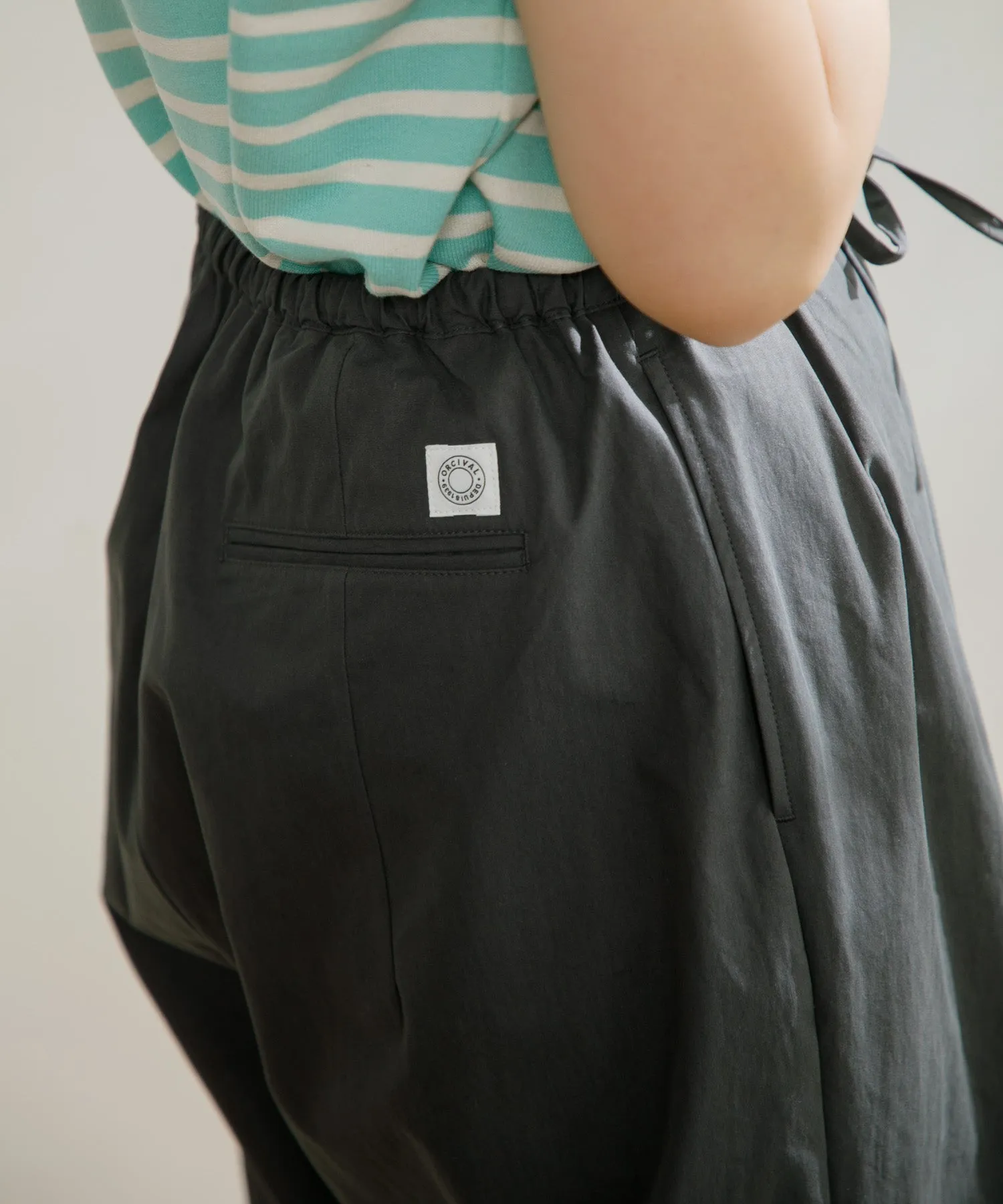 【WOMEN】ORCIVAL WIDE EASY PANTS