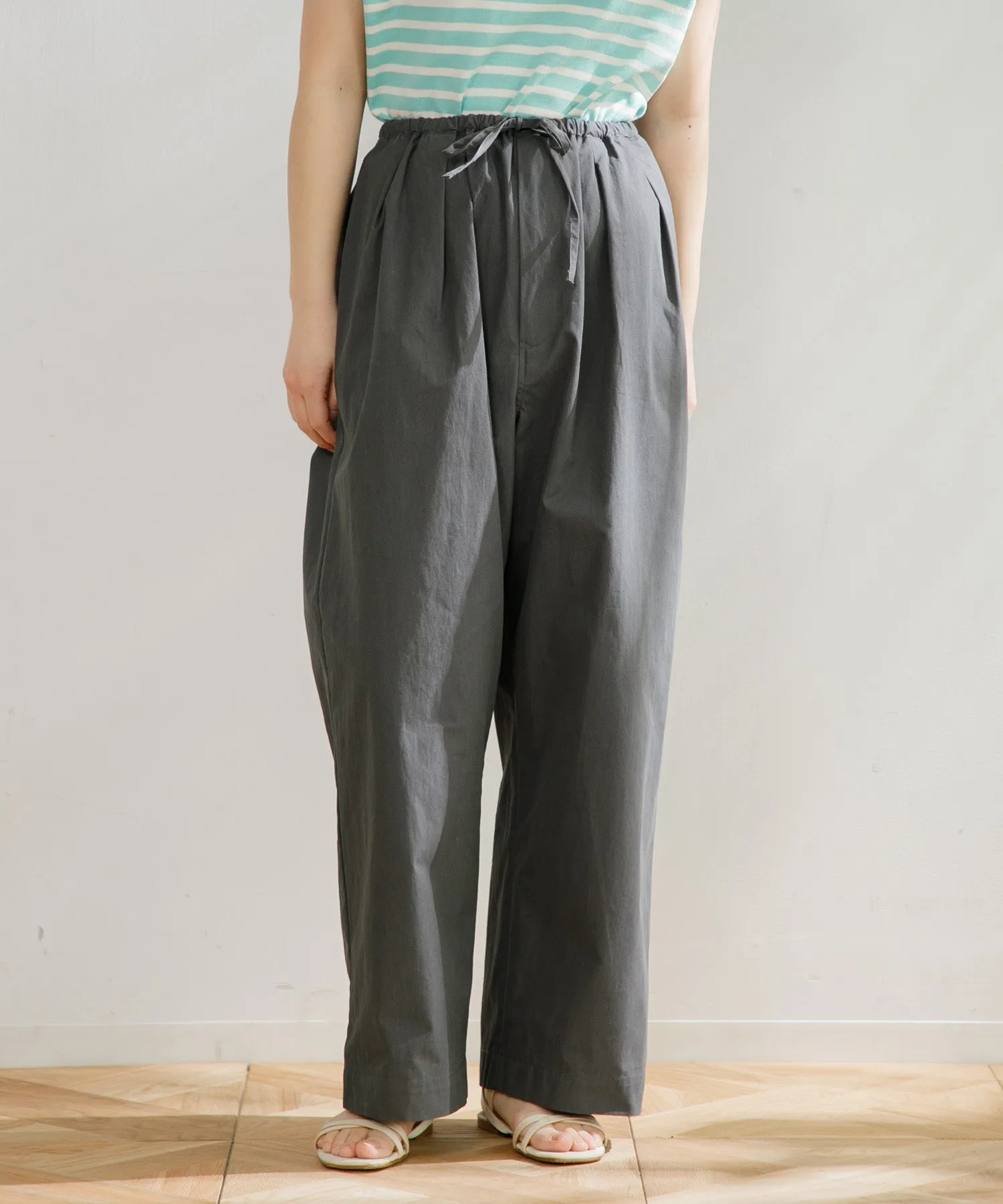 【WOMEN】ORCIVAL WIDE EASY PANTS