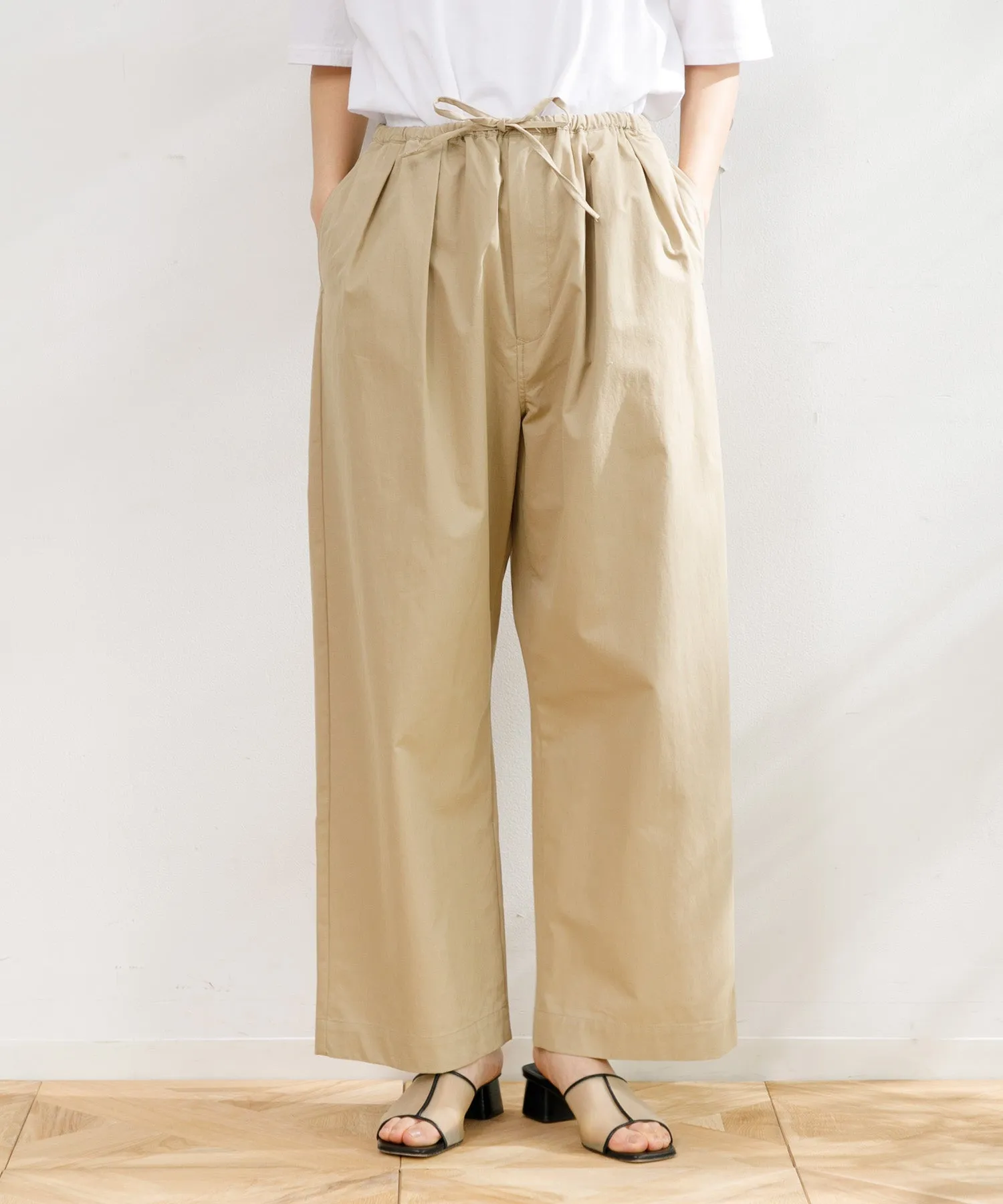 【WOMEN】ORCIVAL WIDE EASY PANTS