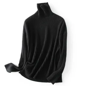 Women's Pullover Long-sleeved Turtleneck Inner Cashmere Sweater