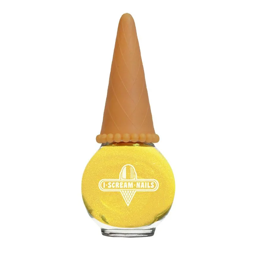 YELLOW DIAMOND NAIL POLISH